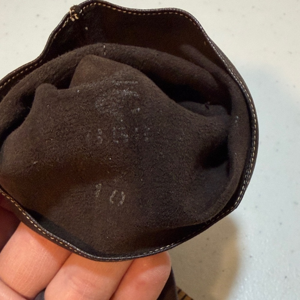 Brown Leather Gloves M/L - Picture 5 of 5